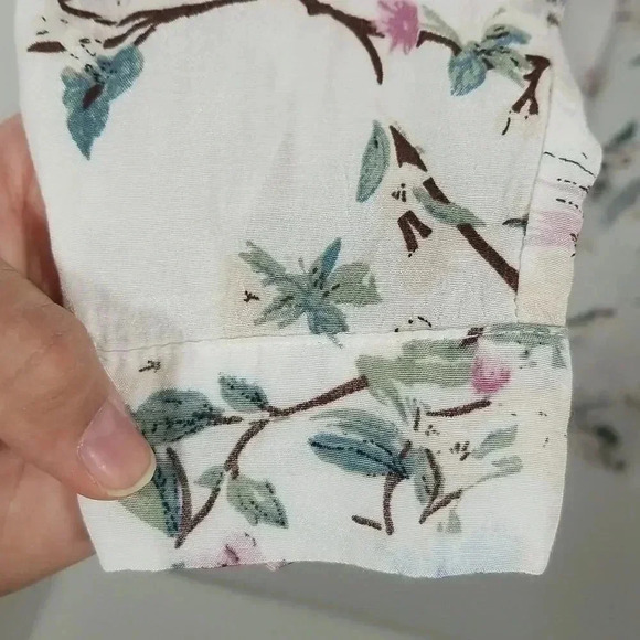 {Refka} Floral Print Long Sleeve Tunic Blouse Size 38 - Picture 4 of 9